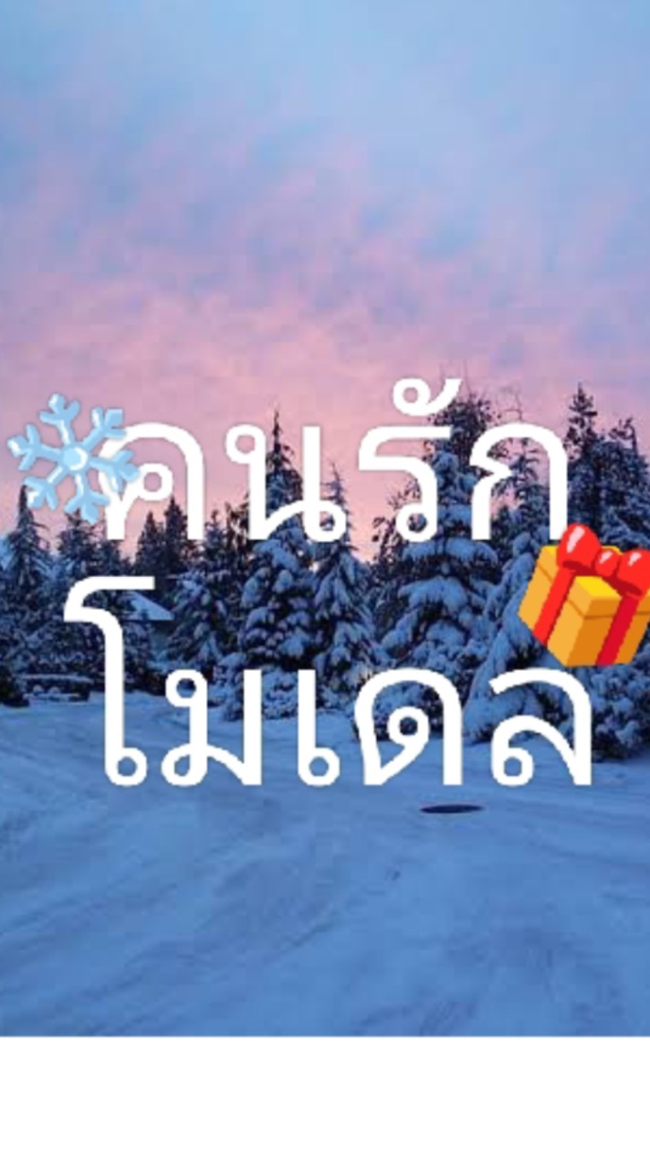 ❄️คนรักโมเดล🎁