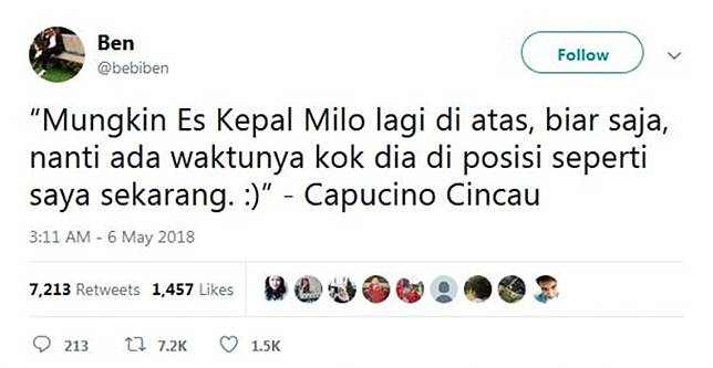 10 Jeritan kocak 'mantan' minuman hits jadul ini nampol abis