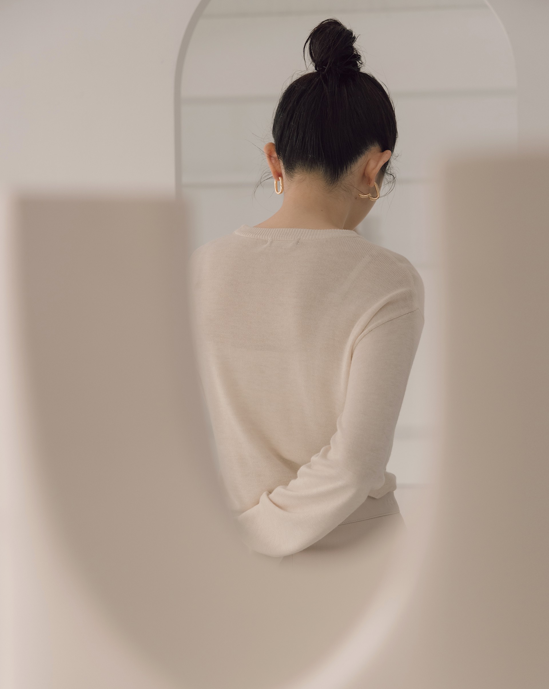 薄針織長袖百搭款/合身顯瘦版型