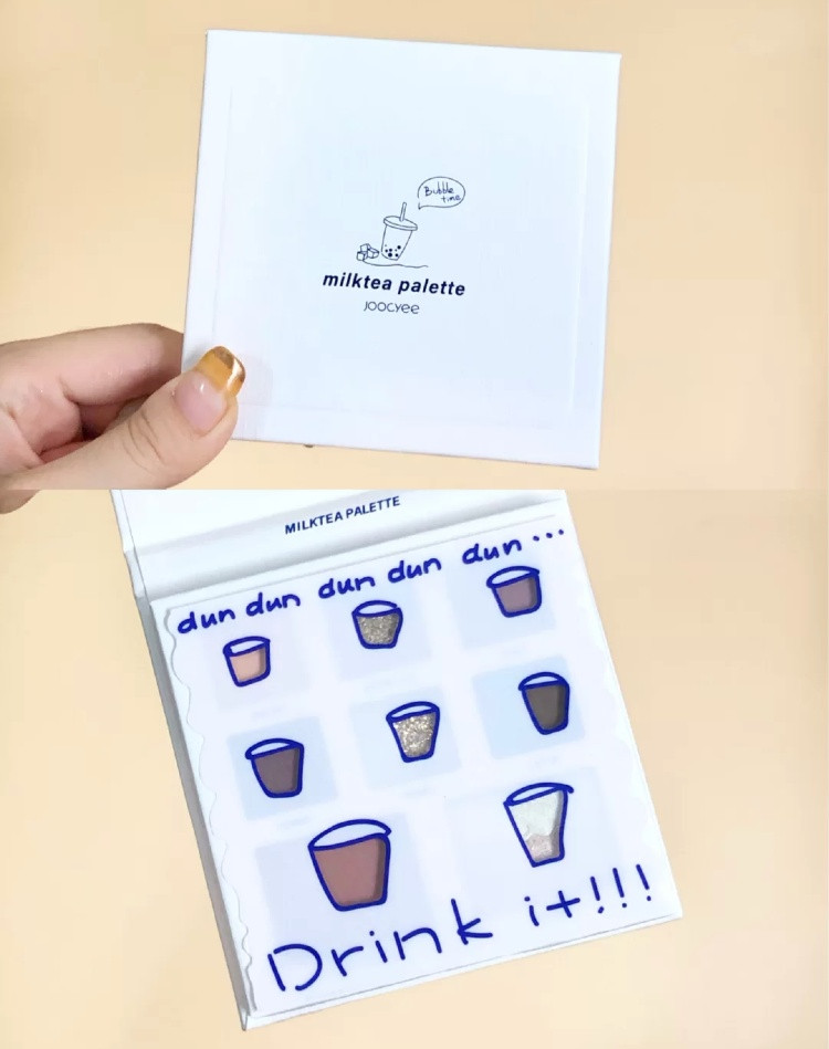 Joocyee 奶茶八色眼影盤 ＃焦糖，約NT.620