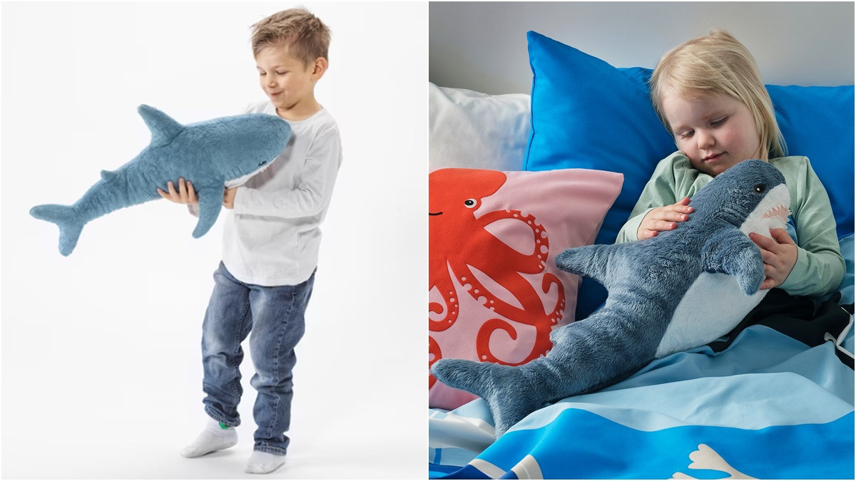 娃娃控必收！IKEA迷你鯊魚尺寸超可愛，放鬆紓壓必備