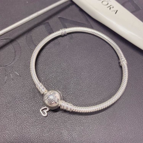 TTikk tik~潘多拉官網PANDORA情人節限量款love愛心蛇骨鍊手鍊女598698C00