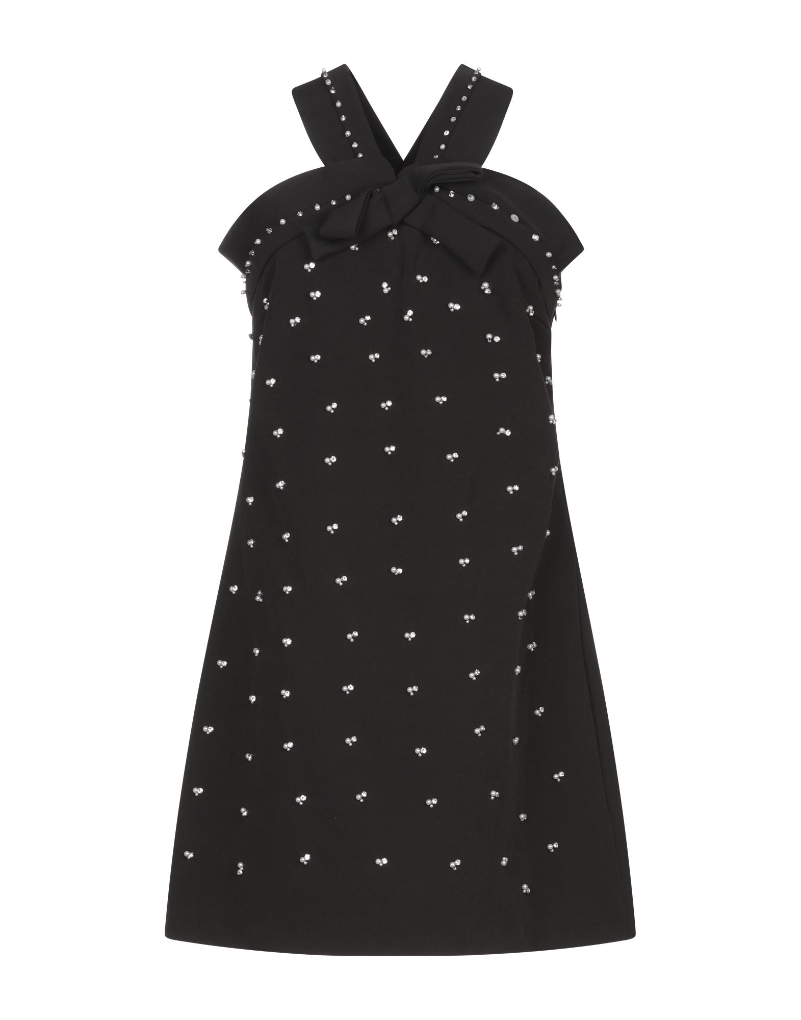 plain weave, rhinestones, beads, solid color, deep neckline, sleeveless, no pockets, side closure, z