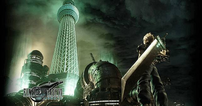 《FF7 Remake》宣傳開跑，日本最高晴空塔染魔晄色超美