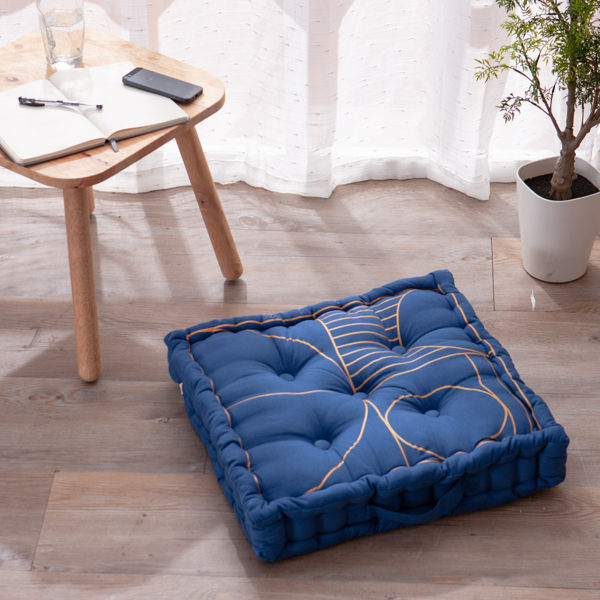 浮日線曲和室墊50x50-生活工場