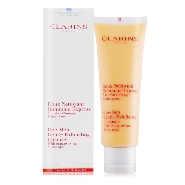 預計出貨日2-5天 中文品名：CLARINS 克蘭詩 橘子潔顏優酪(125ml)-百貨公司貨 規格：125ml ◆使用方式：臉部先用清水打濕，再沾取適量加水起泡後輕輕於臉部以畫圓方式按摩，再以清水清洗