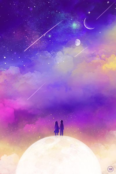 不用去旅行也可以看到唯美的夜空 把桌布換成夢幻的星空吧 去到哪都有好心情 Line購物