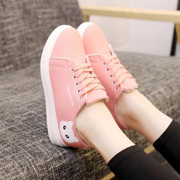 帆布鞋女正韓學生原宿風ulzzang小白鞋女百搭女鞋 茱莉亞嚴選 5-25