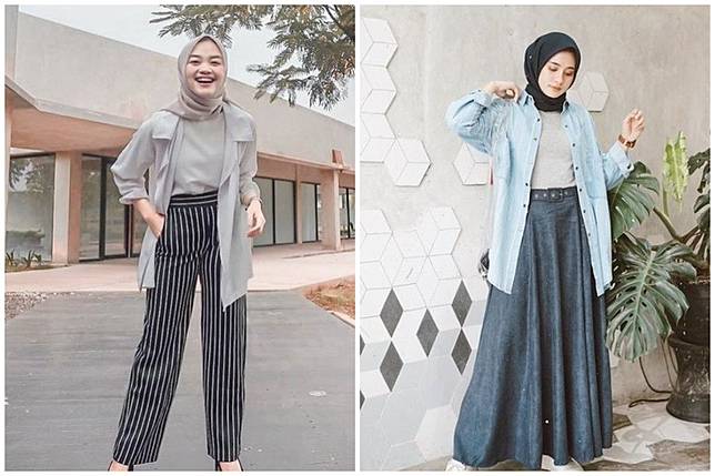 8 Tips Busana Hijab Untuk Si Tubuh Mungil Agar Terlihat Tinggi Womantalk Com Line Today