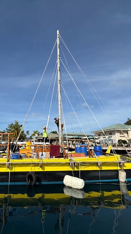 大港團體岸上迎接Maisu