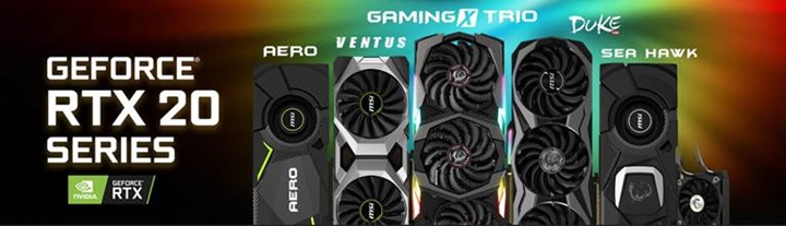 先睹為快！MSI 微星科技搶先公開5張 NVIDIA GeForce RTX 系列非公版顯卡