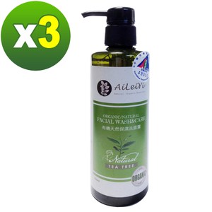 可洗卸兩用，不刺激眼睛 保濕滋潤，呵護臉部幼嫩肌膚 茶樹具有優異的清脂抑油作用 促進肌膚新陳代謝，潔白肌膚