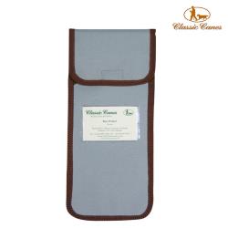 英國Classic Canes 摺疊手杖配件-方便收納袋 (4621BP-灰藍色)