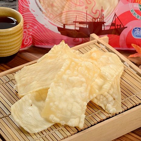 【華得水產】海洋普渡零嘴▼超人氣飛卷片(小捲片) 4包組禮盒