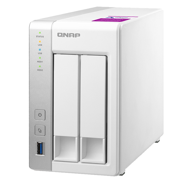 QNAP 威聯通 TS-231P2-1G 2-Bay NAS 網路儲存伺服器