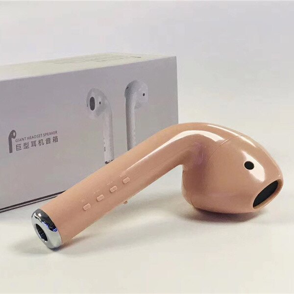 【滿666現折50元】好大一隻超大Airpods造型藍牙音響 趣味巨型特大Airpods藍牙喇叭 禮物 生日 藍牙音箱