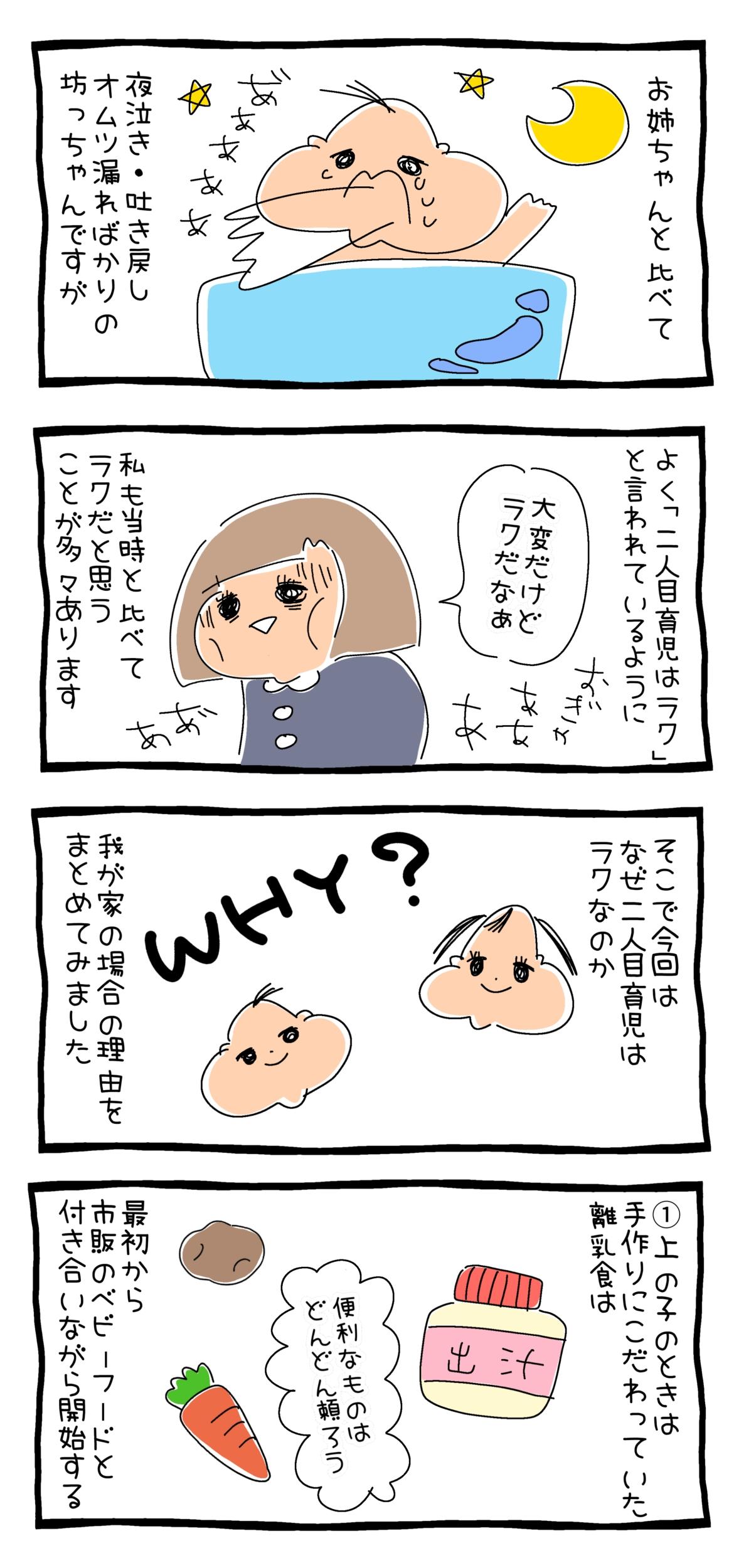 二人目育児は大変 むしろ一人の時より楽になった理由 育児マンガ Charmmy