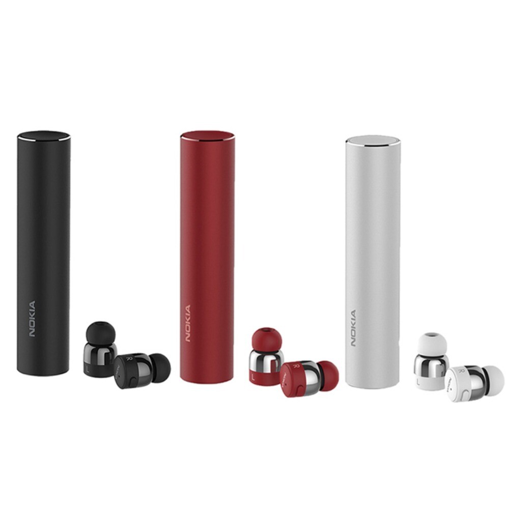 ■高品質音訊撥放和通話、藍牙5.0 Nokia BH-705真無線時尚藍牙耳機擁有時尚簡約外型，方便攜帶與收納，您再也無須為纏線所困擾，它同時擁有高品質音訊撥放和通話，讓您能放鬆地沉浸在音樂的世界裡；