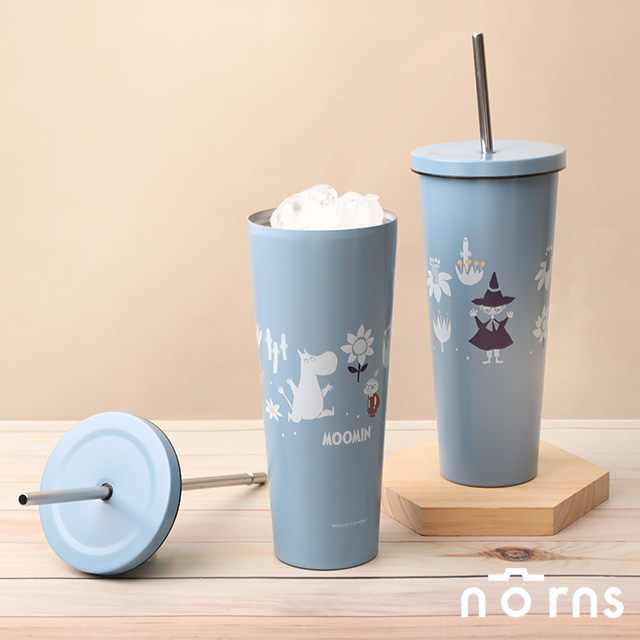 Moomin不鏽鋼吸管杯