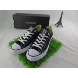 Converse 低筒 黑色 基本款 帆布鞋 黑色 isport愛運動全新正品 M9166C