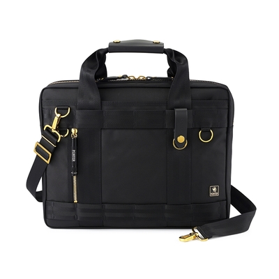 PORTER - 經典新進化NEW HEAT手提斜背兩用公事包 - 黑