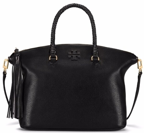 Tory burch 女士皮革時尚休閑輕奢流蘇裝飾手提包餃子包35605