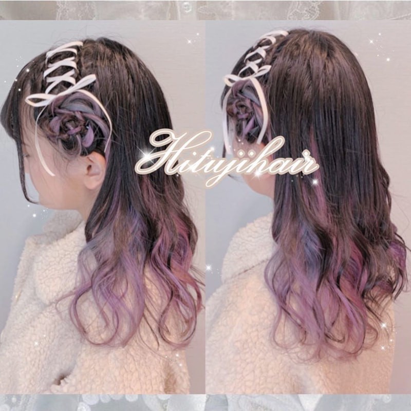 リボン編み込みのやり方 ガーリーに仕上がるリボンアレンジ特集 Mine