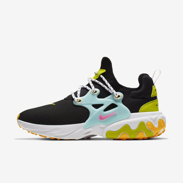 NIKE W REACT PRESTO [CJ0554-001] 女鞋 慢跑 運動 休閒 舒適 透氣 輕量 避震 黑藍