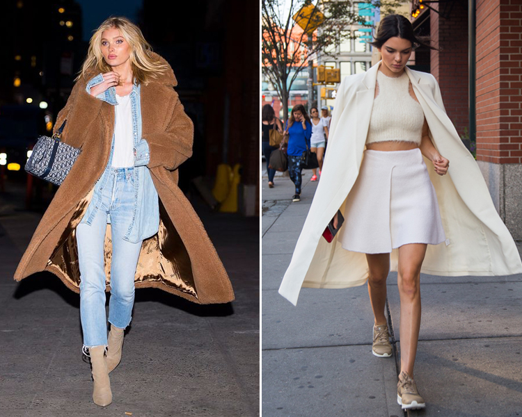 奶茶色 奶茶色穿搭 襪靴 短靴 運動鞋 休閒鞋 歐美部落客