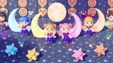 刺蝟服飾店也有賣！「動物森友會」玩家還原《美少女戰士》水手變身場面太夢幻！