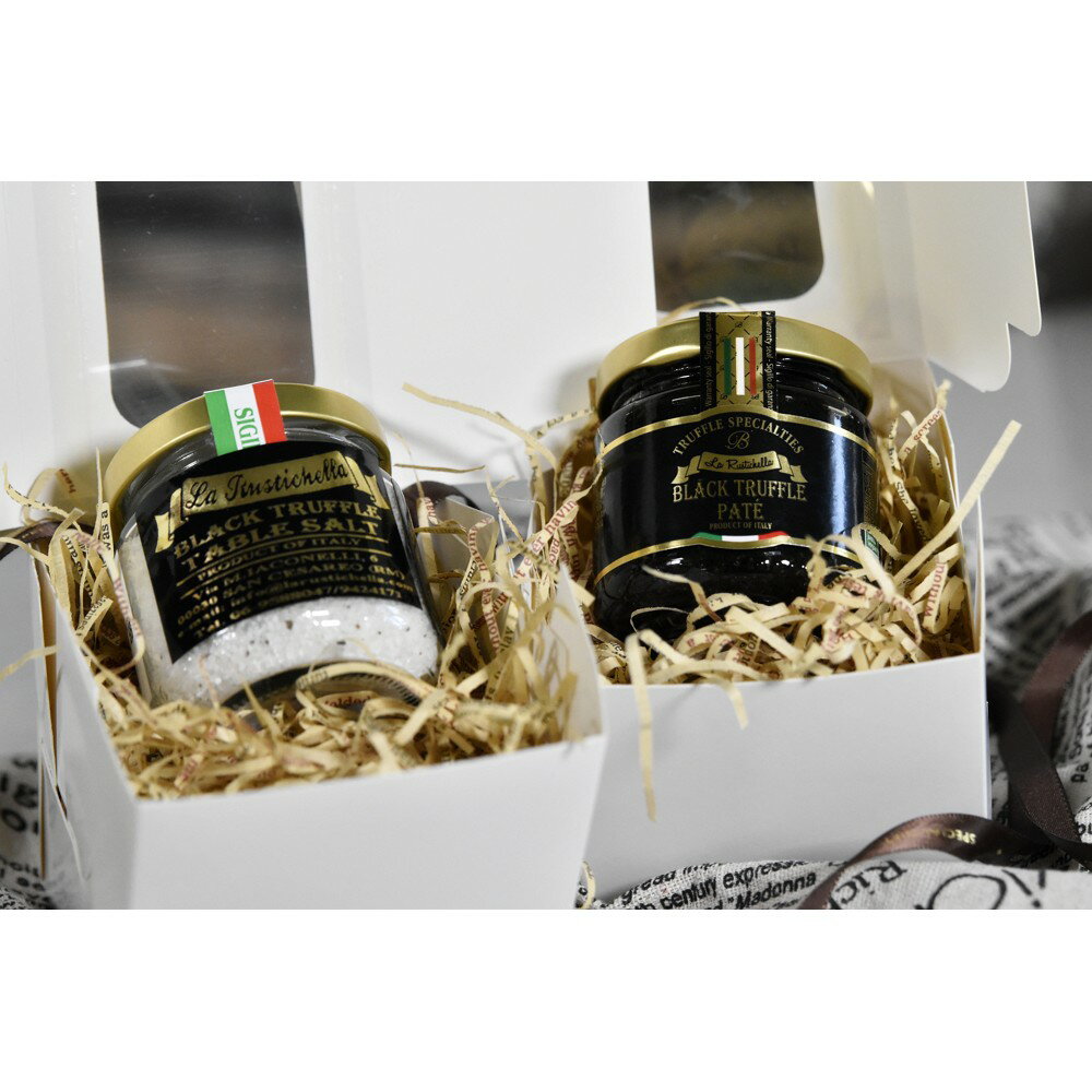 《AJ歐美食鋪》義大利 樂奇雅 松露禮盒 素食可用 1入組/2入組 松露醬 松露鹽 聖誕節禮物 交換禮物 禮盒