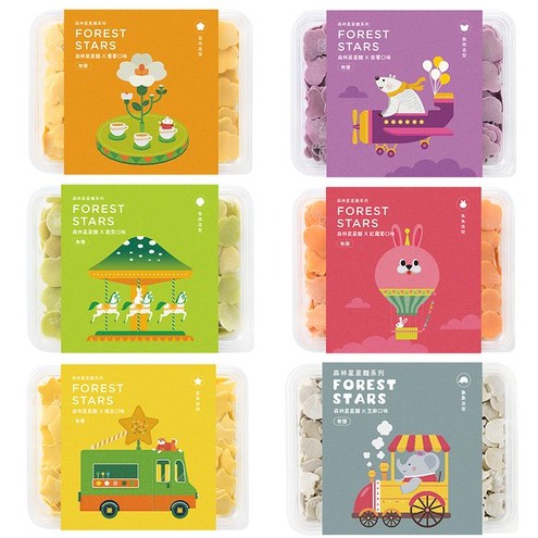 森林麵食 森林星星麵 造型麵 寶寶麵 200g 【樂兒屋】