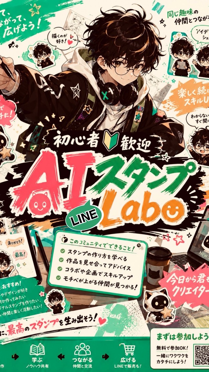 【初心者🔰歓迎】LINEスタンプLabo