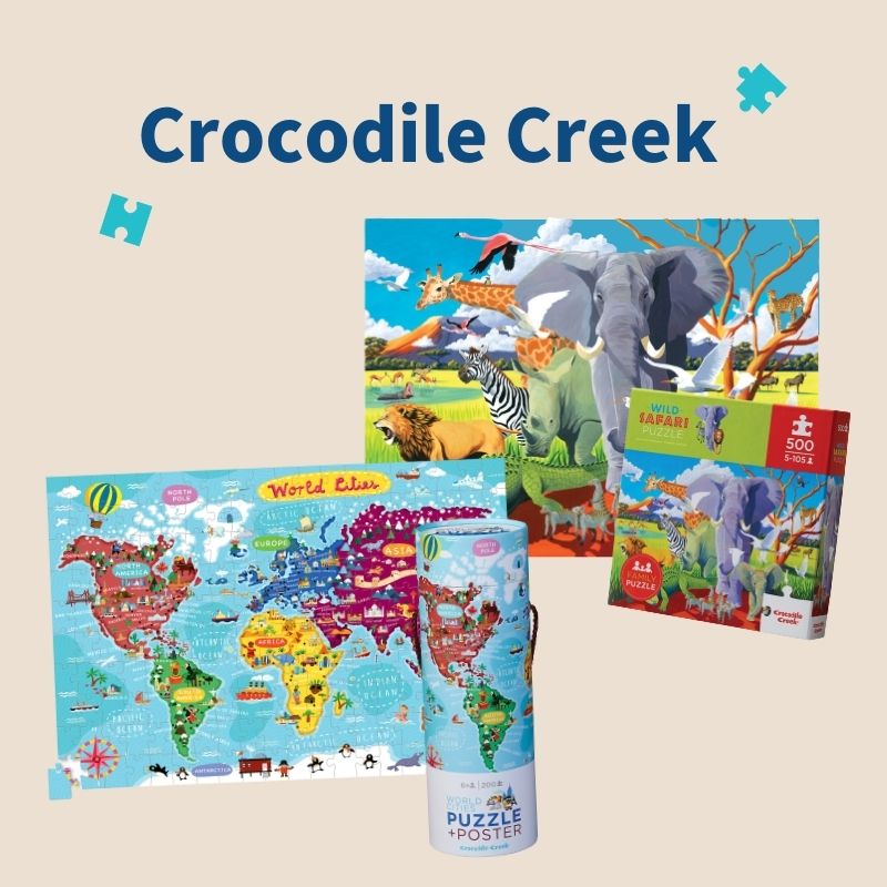 精美的主題式拼圖一邊玩一邊動腦，最佳的手眼協調感統玩具，美學概念再加分，專業的圖案設計內含主題探索，讓孩子動手動腳也動腦。 產品內容 ★2合1海報拼圖系列-世界風情★家庭主題拼圖-非洲叢林 產品介紹 