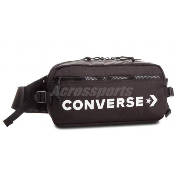 Converse 斜背包 All star Hip Pack 黑 白 男女款 腰包 【PUPM306】 10006946A01