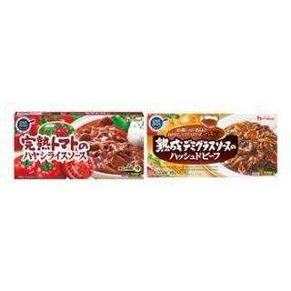 ハウス 完熟トマトのハヤシライスソース/熟成デミグラスハッシュドビーフ