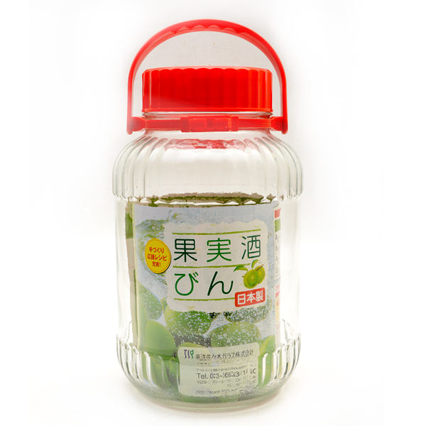 日本製【SASAKI】梅酒/水果酒/玻璃醃漬罐 8L