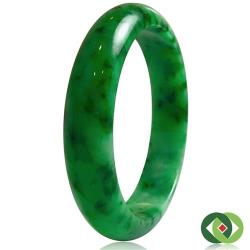 A貨翡翠手鐲/玉鐲(手圍18-19) 老坑 正陽綠 圓鐲 森茂珠寶