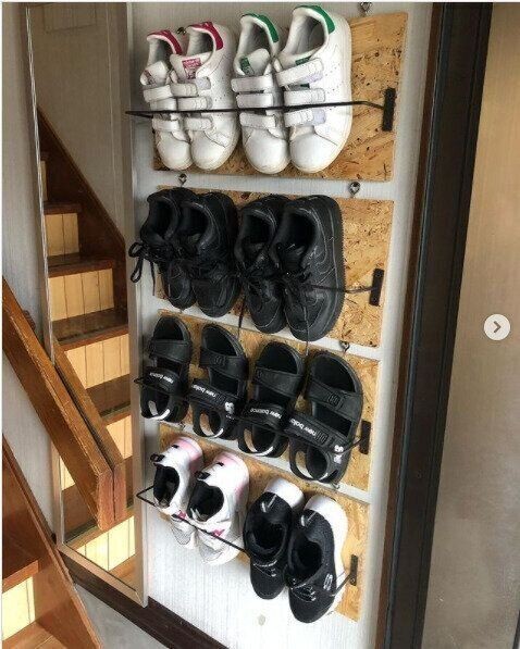 アイアン シューズ&スリッパラック ハンドメイド アイアンシューズ&スリッパラックハンドメイド