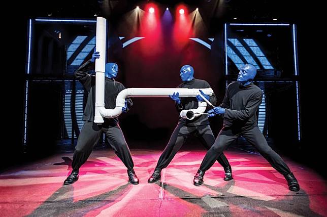 藍人樂團（Blue Man Group）將自明起在台灣進行15場巡演。（寬宏藝術提供）