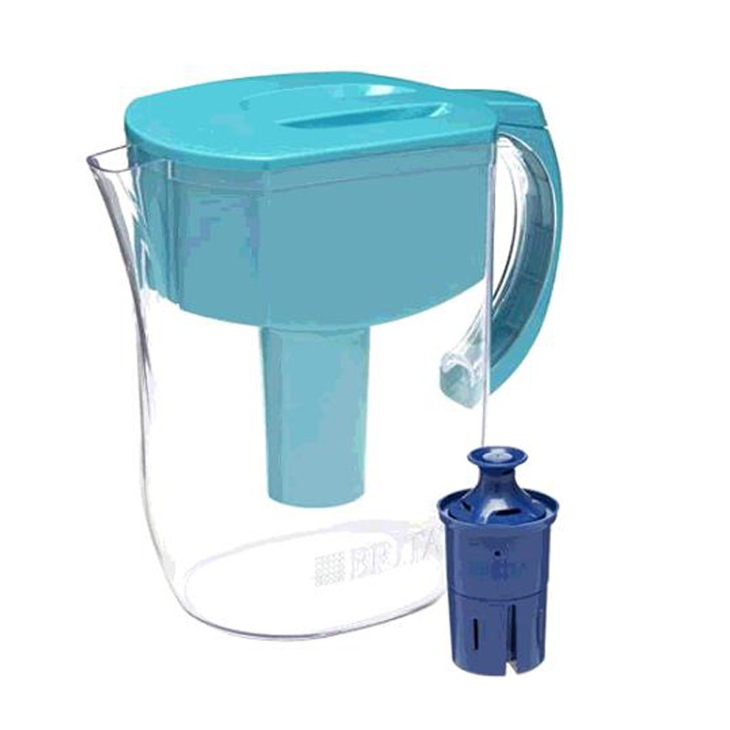 Color TurquoiseBrand BritaModel Name EverydayMaterial PlasticItem Dimensions LxWxH 5.4 x 10.7 x 10.1