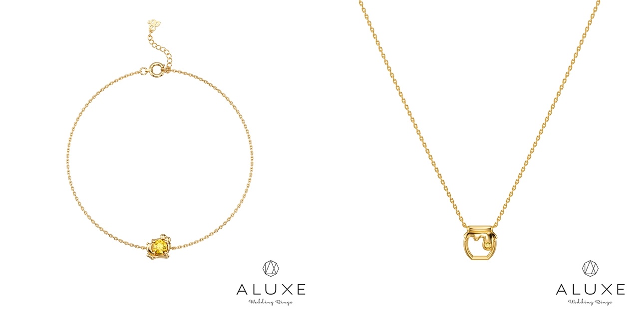 【ALUXE 亞立詩】維尼黃水晶項鍊/手鍊