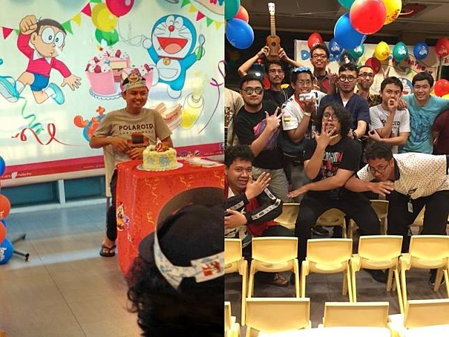 Perayaan ulang tahun Rizky Fajar Ryanda di KFC 