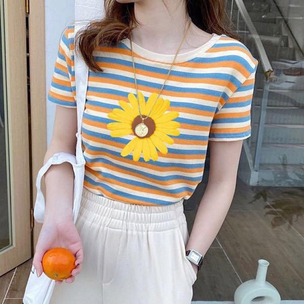 哺乳裝上衣外出時尚辣媽款夏季女t恤產后短袖喂奶衣服打底衫潮媽