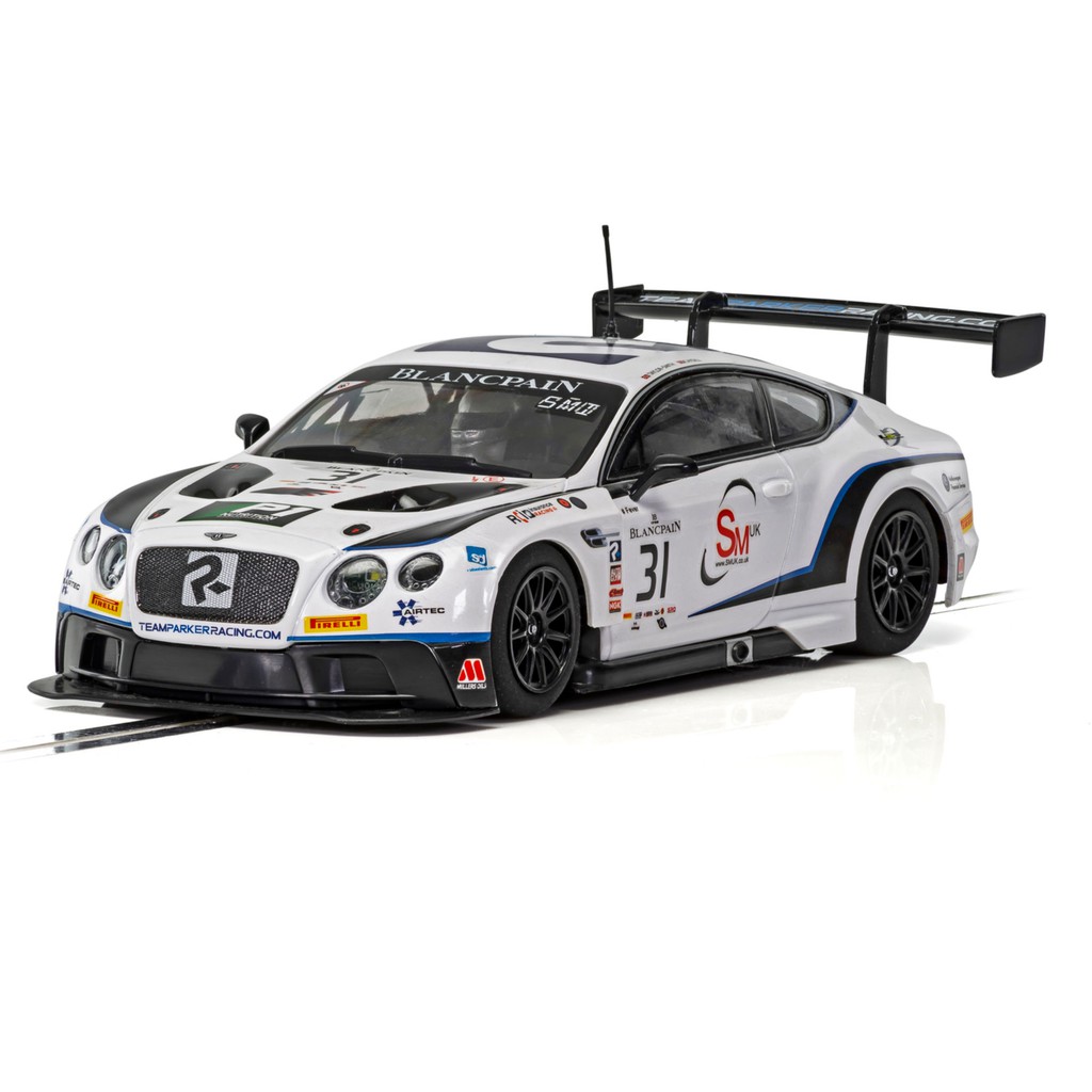 Scalextric C4024 BENTLEY CONTINENTAL GT3 TEAM PARKER RACING BRANDS HATCH 2018英國大廠Scalextric比例:1：32材質