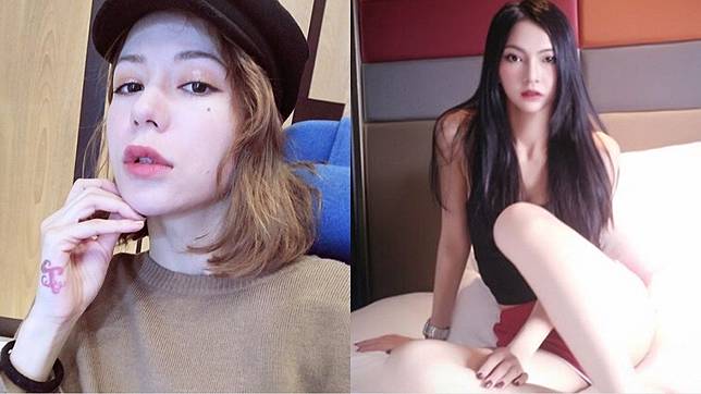 Keanna(圖左)嗆謝和弦新歡莉婭「影片比8點檔精彩」。(圖／翻攝自Keanna、莉婭 IG)