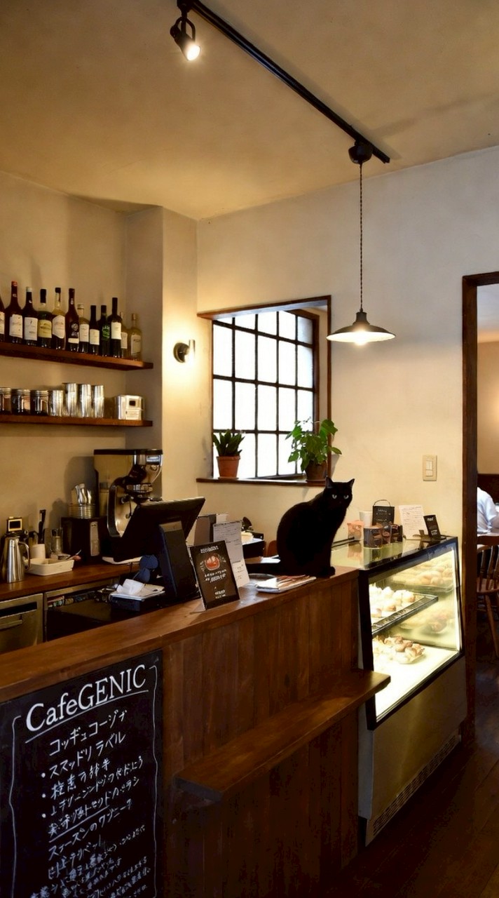 癒しの空間🍀*゜🐈‍⬛Cafe☕✧ _genic✨✨
