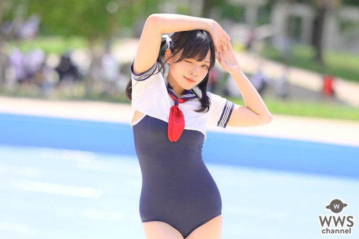 写真特集】コスプレイヤー・つづく、スク水×セーラーのフェチコスで