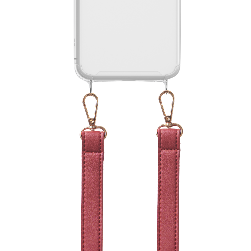 皮革背帶/皮背帶/酒紅色背帶/手機掛繩/掛繩/時尚掛繩/時尚穿搭/搭配