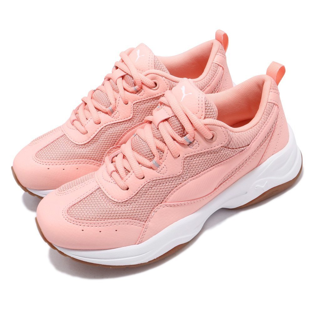 PUMA 休閒鞋 Cilia 低筒 穿搭 女鞋 老爹鞋 明星款 潮流 推薦 球鞋 粉 白 [36977804]